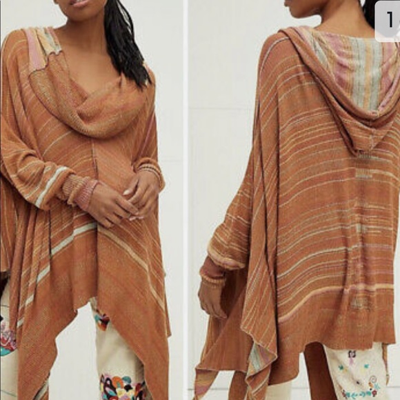 Free people- Toffe poncho tunic - Picture 2 of 7